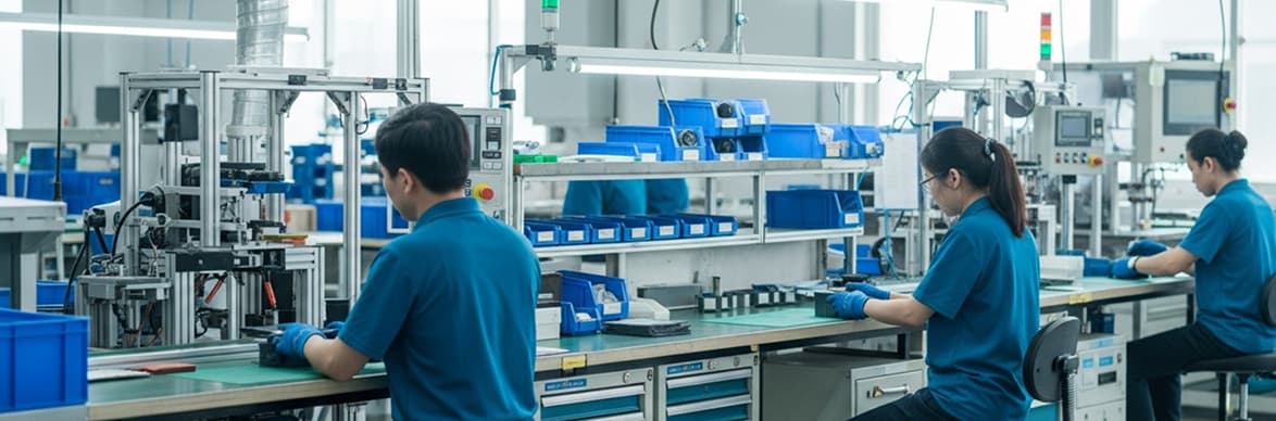 工場で働く作業者